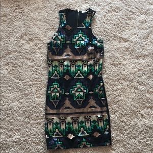 Sequined party dress